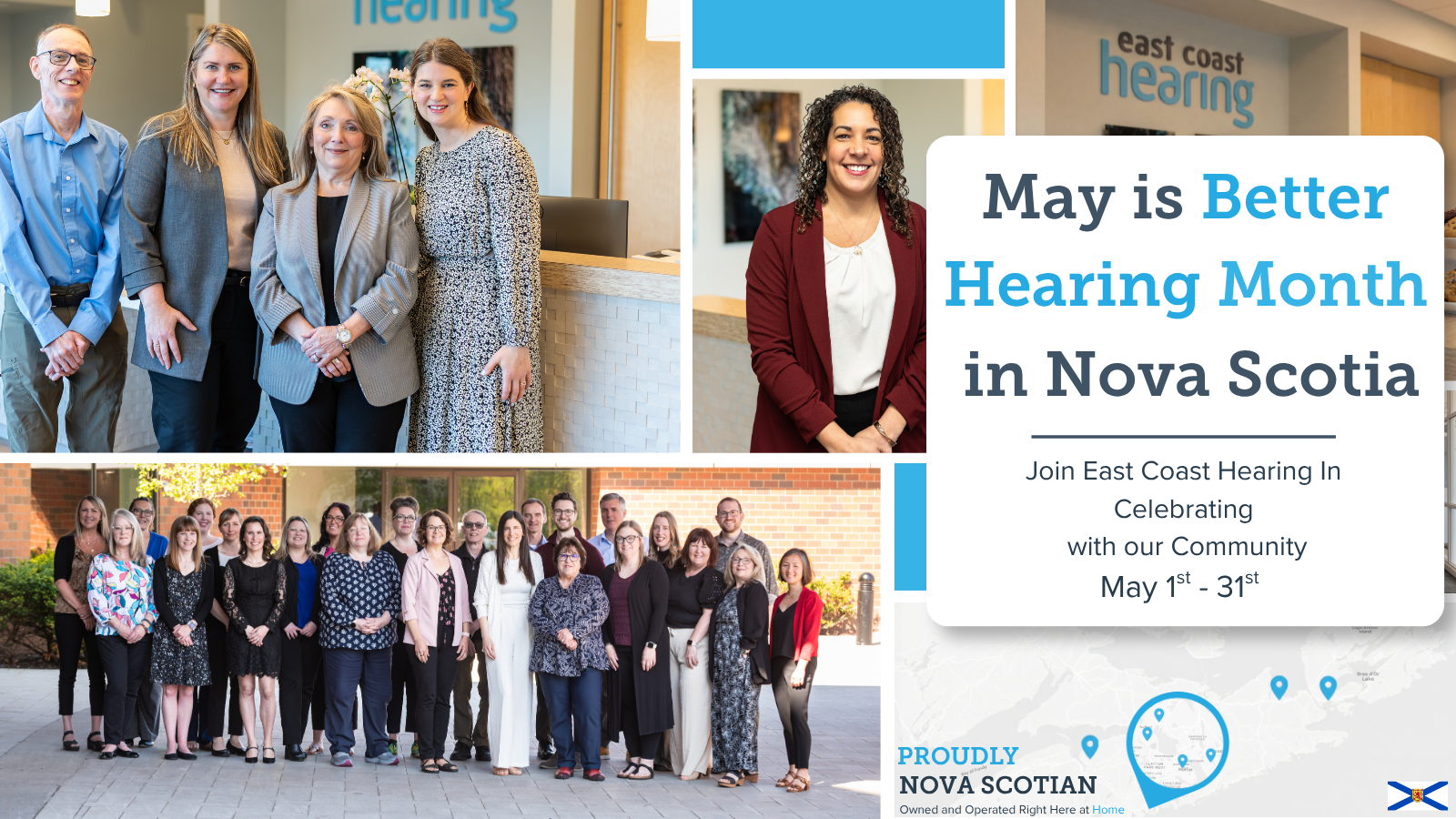 May is Better Hearing Month in Nova Scotia — Join East Coast Hearing in celebrating with our community, May 1st through 31st